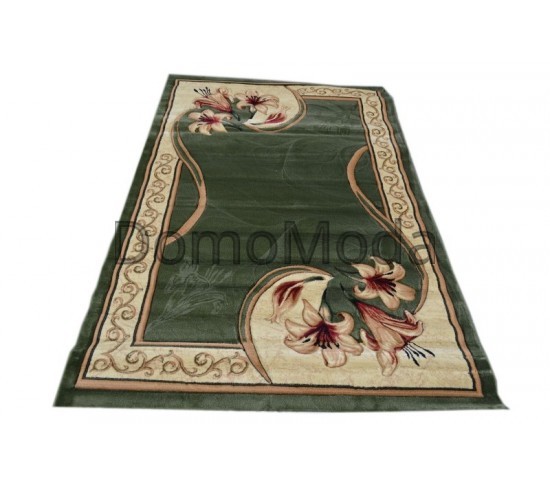 Синтетичний килим Hand Carving 0613 d.green-cream - Висока якість за найкращою ціною в Україні